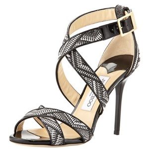 Jimmy Choo
Lottie Woven Crisscross Sandal